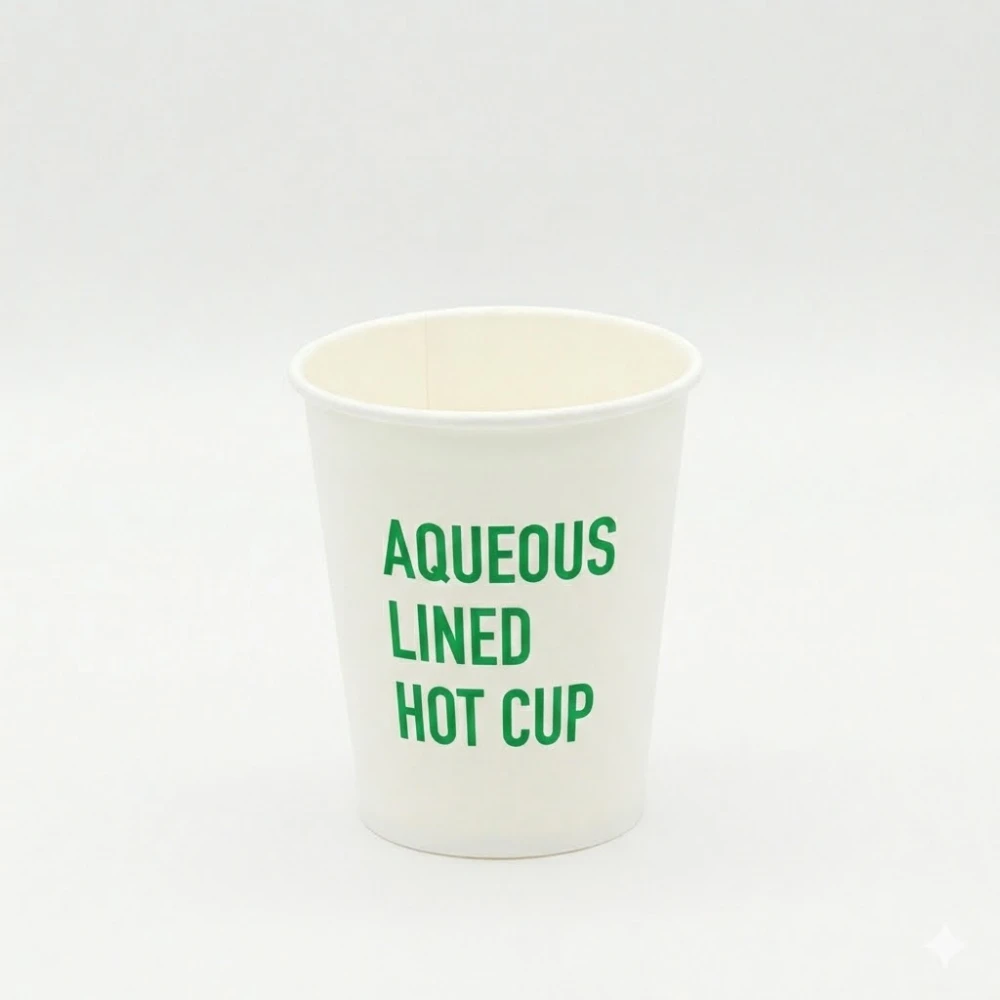 Aqueous Lined Hot Cup
