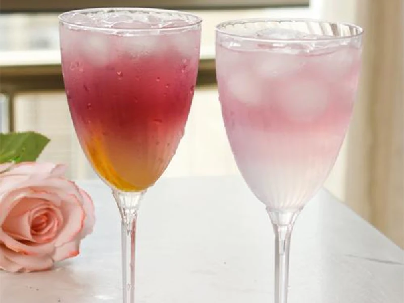 Clear cups create a more premium feel